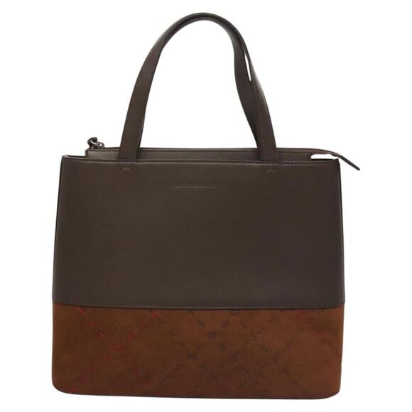 Burberry Brown Suede Handbag (Pre-Owned) - Picture 1 of 16